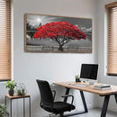 Large Framed Wall Art for Living Room Large Mangrove Landscape Modern Art for Wall Decor Living Room, Bedroom, Office, Home Wall Decor 24x48 inches(With Soild Wood Dark Framed) by CozyNest Decor