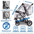 Stroller Rain Cover,Universal Stroller Accessory,Waterproof, Windproof Protection,Protect from Dust Snow,Baby Travel Weather Shield by TinyTreasures Baby Boutique