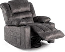 Recliner Chair Rocker Modern Ergonomic Lounge 360 Degree Swivel Single Sofa Seat Living Room Lounge Recliners on Clearance Foam Filling by CozyNest Decor