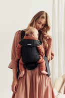 BabyBjörn Baby Carrier Mini, Black, 3D Mesh | Newborn Carrier (7-25 lbs), Ergonomic, Easy-to-Use by TinyTreasures Baby Boutique