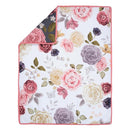 Lambs & Ivy Secret Garden Luxury Floral 3-Piece Cotton Sateen Crib Bedding Set by TinyTreasures Baby Boutique