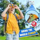 LET'S GO! Binocular for Kids, Compact High Resolution Shockproof Binoculars by TinyTreasures Baby Boutique