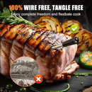 INSMART Wireless Smart Meat Thermometer,330FT Bluetooth Range,100% Waterproof,Precision Cooking Grilling,Multi Sensors,for BBQ,Oven,Grill,Kitchen,Smoker, Rotisserie Turkey Beef/iOS & Android App by TinyTreasures Baby Boutique