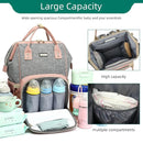 Diaper Bag Backpack, Diaper Bags for Baby Girls Boys, Baby Bags for Moms Dads, Nappy Changing Bag with Insulated Pockets,Multi-functional Waterproof Backpack with Stroller straps-Pink by TinyTreasures Baby Boutique