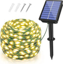 Solar String Lights 240LED 79FT, IP67 Waterproof Solar Lights for Outside with 8 Lighting Modes, Upgraded Solar Panel Fairy Lights for Garden Party Wedding Decorations (Warm White) by CozyNest Decor