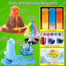 UNGLINGA 272 Experiments Science Kit for Kids, Chemistry Set, S.T.E.M Toys Boys Girls Birthday Gifts, Volcano, Crystal, Magic, Physics Lab Educational Learning Project by TinyTreasures Baby Boutique