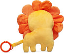 Roary The Lion Crinkle Toy for Baby - Sensory Tummy Time Toys - Plush Stuffed Animal with Teething Toy Chew Ring by TinyTreasures Baby Boutique