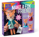 Craft-tastic – Make a Fox Friend Craft Kit – Learn to Make 1 Easy-to-Sew Stuffie with Clothes & Accessories by TinyTreasures Baby Boutique