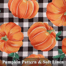 decorUhome Fall Orange Pumpkin Decorative Throw Pillow Covers 20x20 Set of 2, Buffalo Plaid Check Farmhouse Cushion Covers for Autumn Harvest Couch Sofa Bed Home Decor by CozyNest Decor