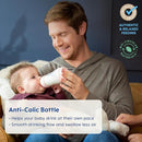 MAM 9oz Easy Start Anti-Colic Baby Bottles, Medium Flow, Breastfeeding-Like Silicone Nipple, Reduces Colic, Gas, & Reflux, Easy-to-Clean, BPA-Free, Baby Bottles for Newborns, 2+ Months by TinyTreasures Baby Boutique