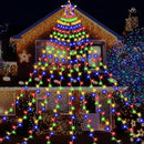 Christmas Decoration Lights, Outdoor Christmas String Lights 320 LED 11.5 Ft Waterfall Tree Lights with Big Star Topper 8 Light Modes for Christmas New Year Holiday Garden Yard Indoor Outdoor Decor by GreenHaven Gardens