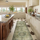 Machine Washable Kitchen Runner Rug: 2'6"x8' Hallway Rug Non Slip Low-Pile Stain Resistant Soft Carpet Runners for Entryway Hallways Kitchen Laundry Room Beside Farmhouse by TinyTreasures Baby Boutique