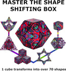 Shashibo Shape Shifting Box - Award-Winning Fidget Toy w/ 36 Rare Earth Magnets - Fidget Cube Transforms Into Over 70 Shapes, Sensory Toy Gift for Kids, Teens, and Adults (Chaos) by TinyTreasures Baby Boutique