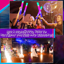 Vinsot 300 Pcs Light up Foam LED Sticks Bulk with 3 Modes Colorful Flashing LED Strobe Sticks Glow in The Dark Party Supplies for Birthday Party, Concert and Event by TinyTreasures Baby Boutique