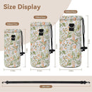 RICHEN Neoprene Water Bottle Carrier Bag with Adjustable Shoulder Strap,Insulated Water Bottle Cover for Stainless Steel/Glass/Plastic Bottles by TinyTreasures Baby Boutique