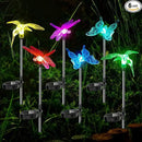 Anordsem Solar Lights Outdoor Decorations: Garden Stake Light Waterproof for Yard Decor Outside - LED Dragonfly Hummingbird Butterfly Lamp for Patio Pathway Home by GreenHaven Gardens