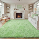 8x10 Area Rug for Living Room: Fluffy Shag Soft Washable Rugs Large Fuzzy Plush Indoor Carpet for Bedroom Nursery Playroom Kids Girls Boys Room (Sage Green, 8'x10') by TinyTreasures Baby Boutique