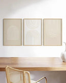 HAUS AND HUES Picture Frames - Set of 3 Beige 16x24 Frames for Wall Art by CozyNest Decor