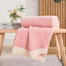 NEXHOME PRO Soft Blankets Pink Twin Size, Cozy Throw Blanket for Couch, Warm Reversible Knit Blanket for Women, Fuzzy Lightweight Throws for Sofa, Bed, Picnic, Heather Hot Pink, 60 x 80 inches by TinyTreasures Baby Boutique