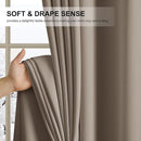 NICETOWN Room Darkening Curtains 84 Inches Long, Blackout Window Curtains 2 Panels with Grommets Thermal Insulated Plylux Drapes for Living Room and Bedroom, 52 x 84 Inches, Cappuccino by TinyTreasures Baby Boutique