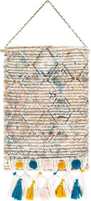 Mark&Day Wall Art, Klaus Bohemian/Global Tan Macrame Wall Hangings for Living Room, Bedroom, Office or Kitchen (22"H x 14"W) by CozyNest Decor