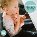 Loulou Lollipop Soft, Waterproof Silicone Feeding Bib for Babies and Toddlers by TinyTreasures Baby Boutique