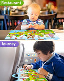 Benresive Reusable Sticker Book for Toddlers 2-4 Years, Fun Travel Stickers for Kids, Waterproof Sticker Books for Toddlers 1-3, Crafts Activities for Todddlers 1-3 2-4 3-5 - Fairy by TinyTreasures Baby Boutique