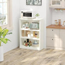 43 in Tall Bookcase, 3-Tier Bookshelf Open Storage, 33 inch Wide Floor Standing Indoor Furniture, Book Cases for Home School Library Office Bedroom Kids, White 3 Tiers by CozyNest Decor