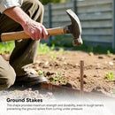Worth Galvanized Steel Landscape Edging 4.5" x25' Metal Garden Edging Roll Flexible Bender Border with 8Pcs Stakes for Lawn, Flower Bed Edges, Rust-Like Color