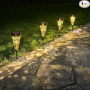 4-Pack Dragonfly Outdoor Decor Solar Pathway Lights, Metal Landscape Lighting for Outside Use: Patio, Yard, Lawn, Backyard, Walkway, Driveway – Gifts for Women, Mother, Grandmother by GreenHaven Gardens