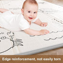 79x71 Foldable Play Mat for Baby, Extra Large Foam Play Mat Tummy Time and Crawling Mat, Waterproof & Anti-Slip Reversible Portable Baby Floor Mat for Infant, Toddler by TinyTreasures Baby Boutique