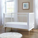 Sealy Baby Stain Protect Antimicrobial Fitted Waterproof Infant Crib Mattress Protector Pad and Toddler Bed Cover, Durable and Comfortable Topper, Machine Washable & Dryer Friendly, 52” x 28”- White by TinyTreasures Baby Boutique