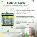 Clean Nutra Mullein NAC Supplement Spirulina Chlorella Ginger Licorice Mulberry Astragalus Root Oregano Turmeric with Chlorophyll Berries Detox Cleanse Respiratory Lung Health 90 Capsules by CozyNest Decor