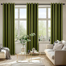 MIULEE Light Olive Green Blackout Curtains for Bedroom Living Room 72 Inches Long 2 Panels, Thermal Insulated Room Darkening Drapes Grommet Top Light Blocking Window Curtains W40 x L72 Inch by TinyTreasures Baby Boutique