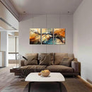 Abstract Wall Canvas Art for Living Room - Modern Art Work for Office Walls - 3 Piece Pictures Wall Art Size 16" x 24" by CozyNest Decor