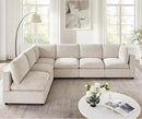 Modular Sectional Sofa, Convertible Couch Modular Sofa Without Ottoman, Sectional Sofas for Living Room Small Apartments by CozyNest Decor