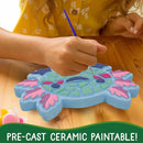 Creative Roots Axolotl Stepping Stone Kit, 7-Inch Paintable Ceramic Stepping Stone, Includes 6 Acrylic Paints, Kids Crafts, Ages 8+ by TinyTreasures Baby Boutique