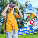 LET'S GO! Binocular for Kids, Compact High Resolution Shockproof Binoculars by TinyTreasures Baby Boutique
