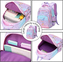 Cusangel Backpack for Girls Boys School Bookbags Kindergarten Elementary Lightweight Waterproof Multifunctional Large Capacity for Backpack (16 inch Fun Prints) by TinyTreasures Baby Boutique