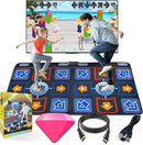 Dance Mat for Adults and Kids - Plug and Play TV Electronic Dance Mat Game, Wireless Dance Pad, Fun Dance Fitness Games for Kids, Christmas and Boys and Girls Birthday Gift Ideas, Blue by TinyTreasures Baby Boutique