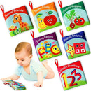 Cloth Books for Babies (Set of 6) - Premium Quality Soft Books for Babies. Touch and Feel Crinkle Paper. Cloth Books for Early Children's Development. by TinyTreasures Baby Boutique