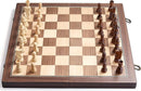 AMEROUS 15'' Magnetic Wooden Chess Set for Adults Kids - with Folding Board, Gift Package, Pieces Storage Slots, Handmade Pieces,Chess Board Game Set for Tournament Professional Beginner by TinyTreasures Baby Boutique