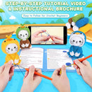 Crochet Kit for Beginners, 3 Pack Duck Cat Crochet Kits with Step-by-Step Video Tutorials, Beginner Crochet Kit for Adults Kid, Crochet Animal Kit for Starters, DIY Craft Gift for Cat Lover by TinyTreasures Baby Boutique