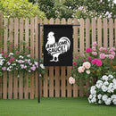 Awesome Sauce Rooster Garden Flag Art Banners House by GreenHaven Gardens