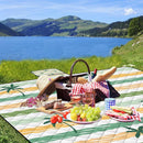 Extra Large Picnic Blanket Waterproof,80"x 80"Foldable Machine Washable Beach Blanket,Outdoor Blanket for 6-8 Adults,Suitable for Indoor Crawling,Park Beach,Camping,Hiking,Family Travel(Yellow) by TinyTreasures Baby Boutique