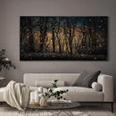 SIGNWIN 36"x72" Extra Large Framed Wall Art Magical Firefly Night Forest, Enchanted Woodland Scene for Home Living Room Bedroom Decor (Frame Assembly Required) by CozyNest Decor