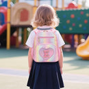 I IHAYNER Kids Glitter Lightweight Backpack for School Travel & Daycare, Toddler Backpack for Girls 3+ Preschool Kindergarten Elementary Kids Backpack-Rainbow Pink E by TinyTreasures Baby Boutique