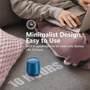 INSMY Small Bluetooth Speaker, Waterproof Mini Portable Wireless Speaker, Punchy Bass Rich Audio Stereo Pairing, Handheld Pocket Size, Built in Mic for Hiking Gift Laptop Tablet (Blue) by TinyTreasures Baby Boutique