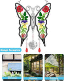 KY&BOSAM Butterfly Suncatcher Follow Your Dream Gifts for Mother Pressed Flower Between Wings Glass Hanging for Windows Charm Birthday Gifts for Women Mother's Day Valentine's Thanksgiving Christmas by GreenHaven Gardens