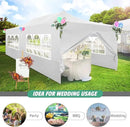 COBIZI 10x20 Pop Up Canopy Tent Heavy Duty with 6 Removable Sidewalls, Commercial Heavy Duty Pop Up Tent for Parties All Weather Waterproof and UV 50+ Wedding Tent with Roller Bag(Legs Upgraded) by GreenHaven Gardens